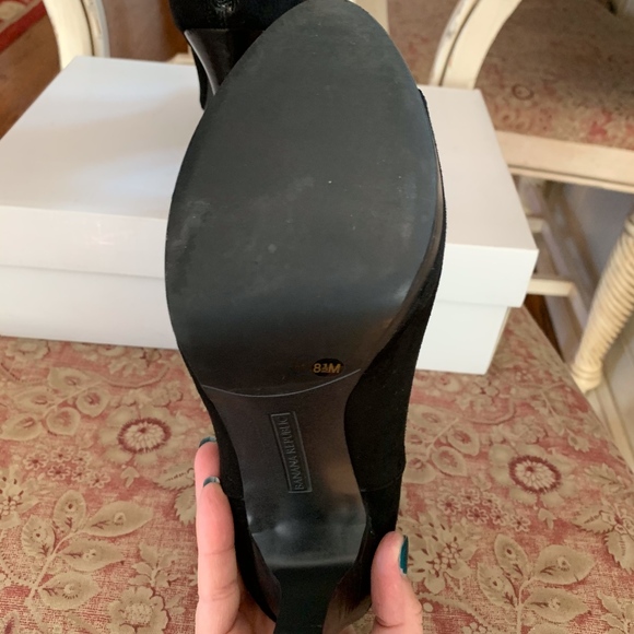 Banana Republic black Milan heels size 8.5 858176- - Picture 3 of 8